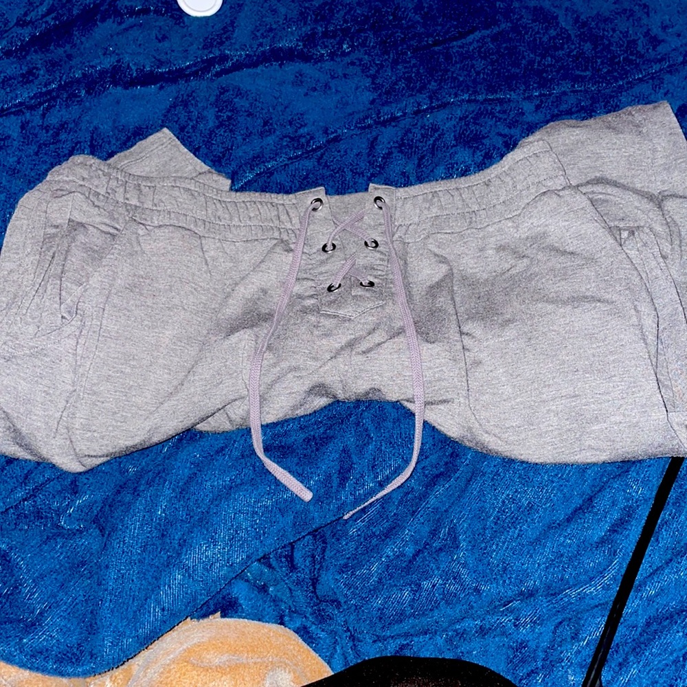 Plus Size Gray Joggers